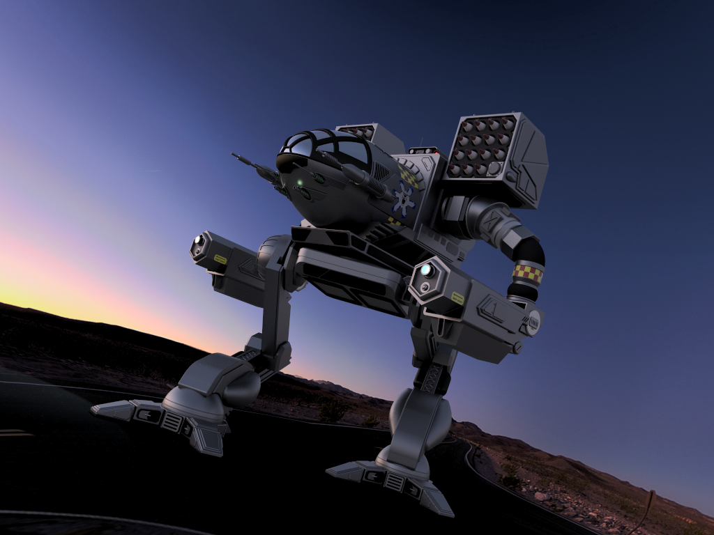 MadCat机甲战士机器人造型